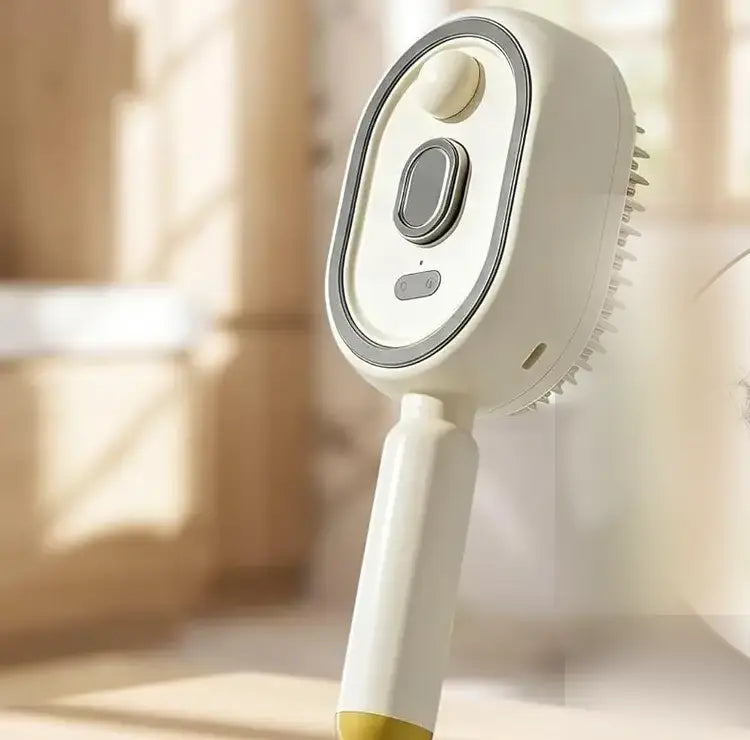 The Silkaya brush - air-cushioned bristles and refillable tank
