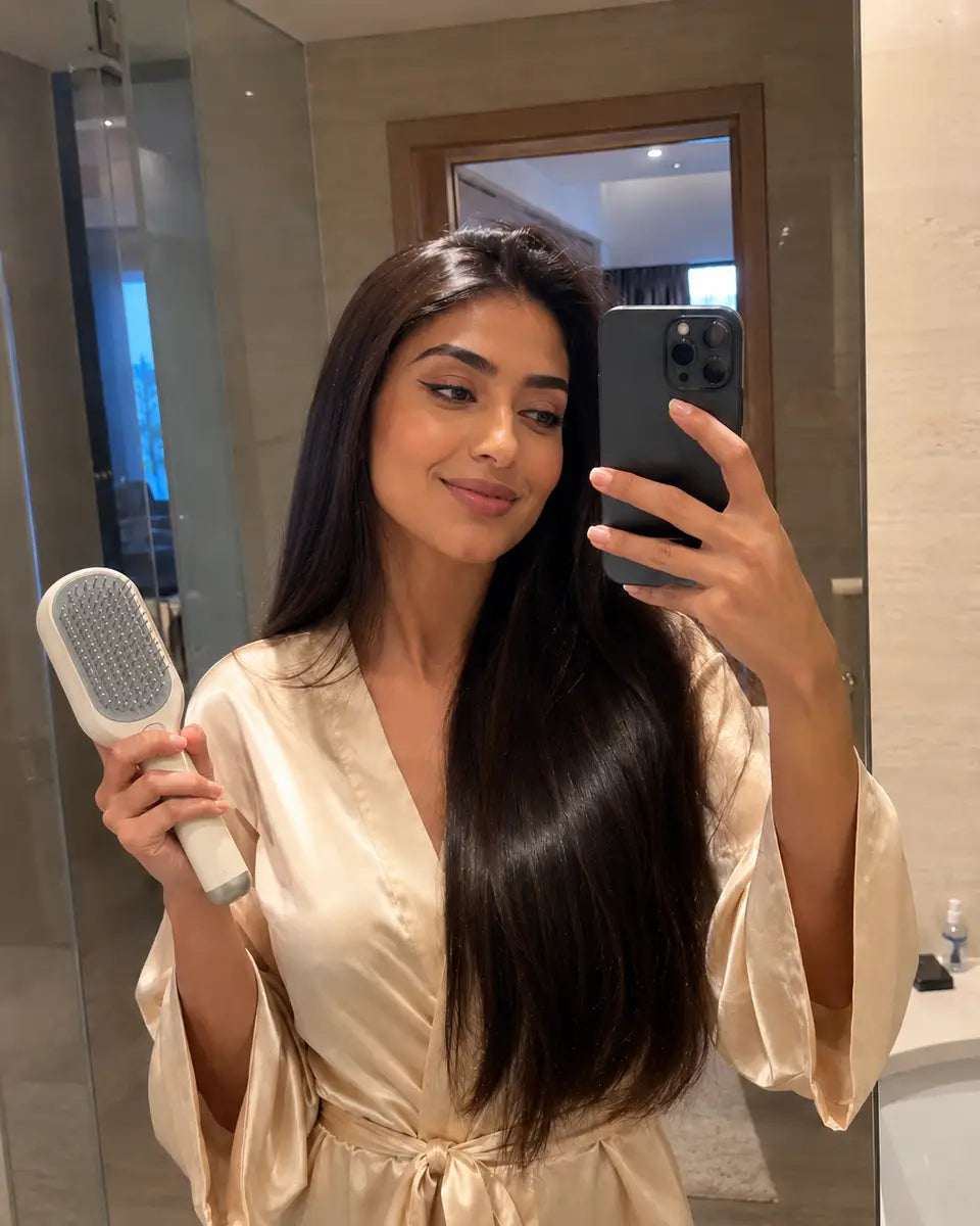 Silky smooth result after brushing