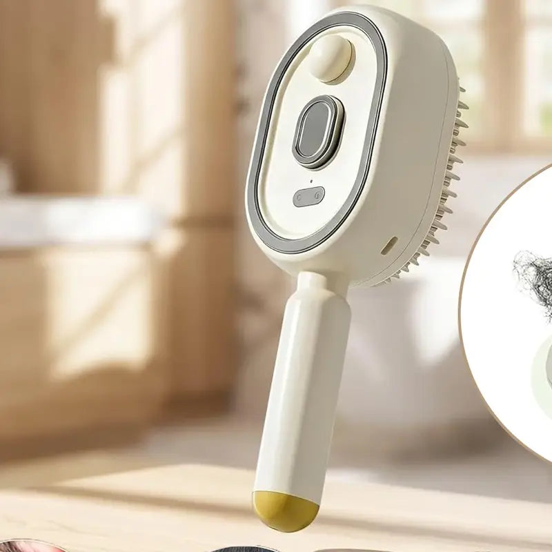 The Silkaya 3-in-1 mist and massage brush